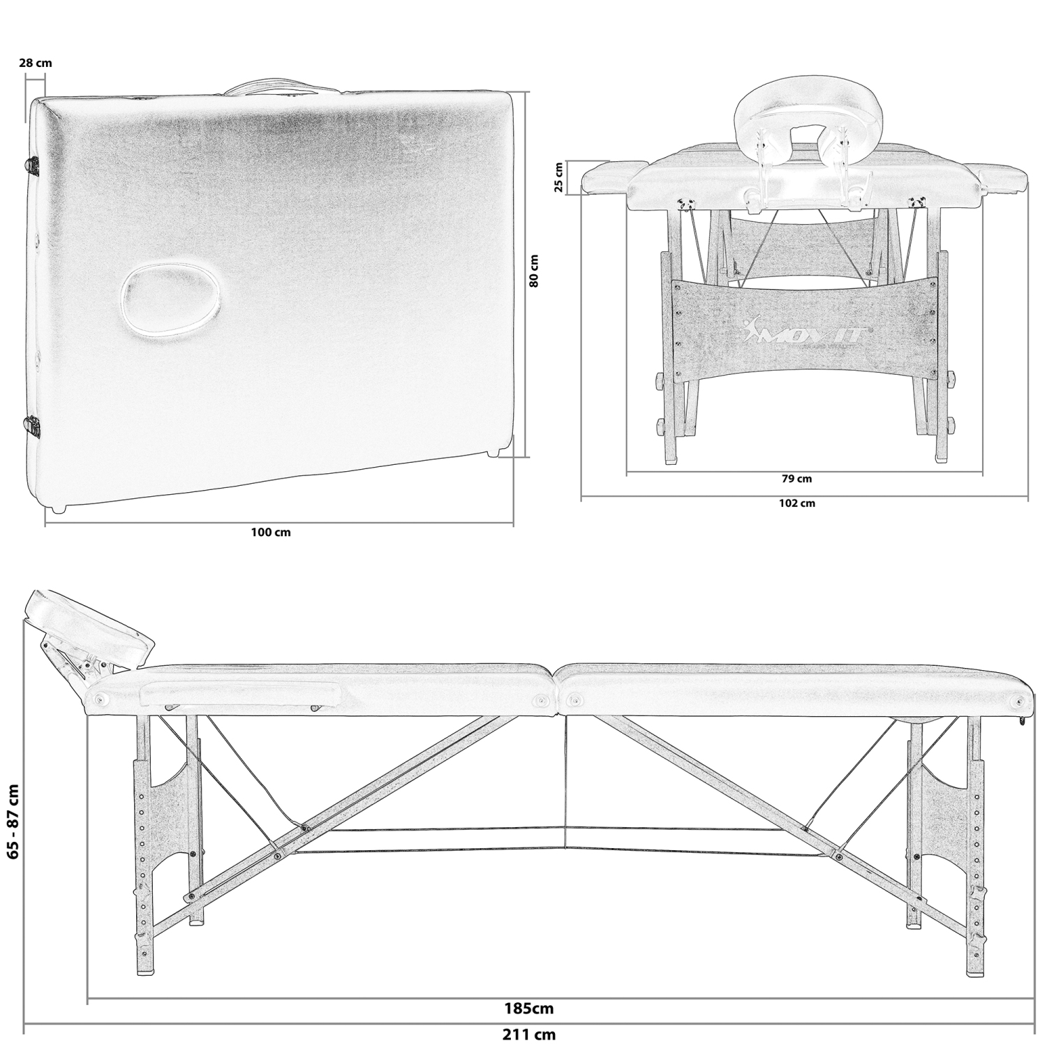 Массажный стол Brusaferri alimm2v схема